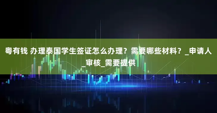 粤有钱 办理泰国学生签证怎么办理？需要哪些材料？_申请人_审核_需要提供
