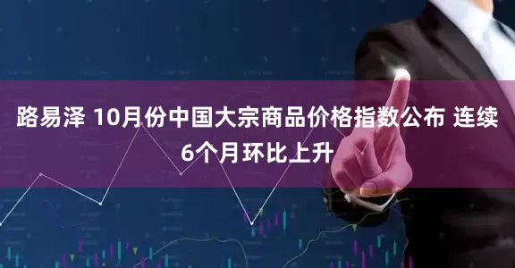 路易泽 10月份中国大宗商品价格指数公布 连续6个月环比上升